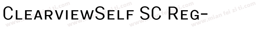 ClearviewSelf SC Reg字体转换